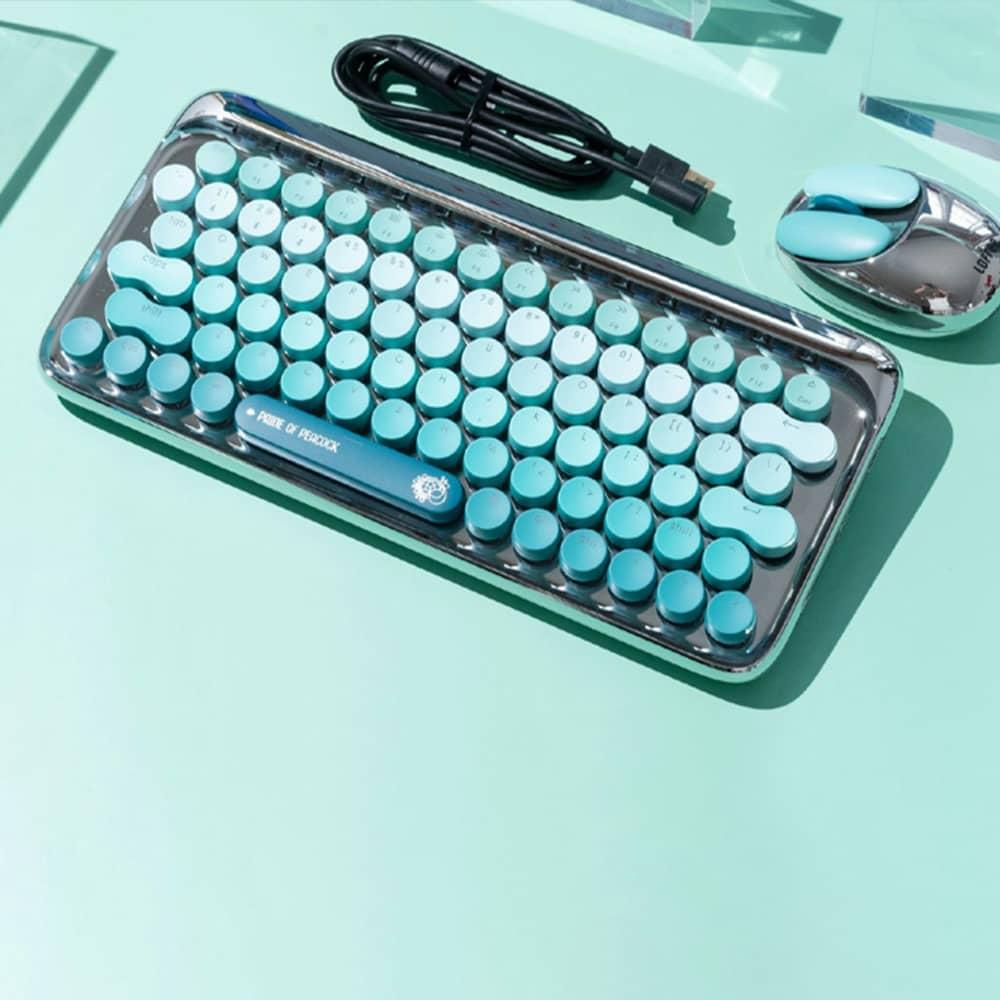 DOT "Pride of Peacock" Mechanical Keyboard